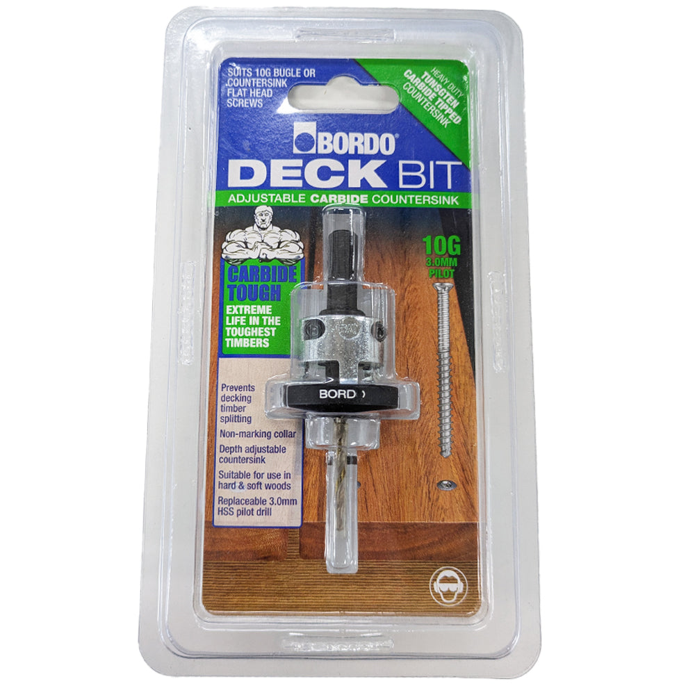 Bordo Deck Bit - Adjustable Carbide Countersink