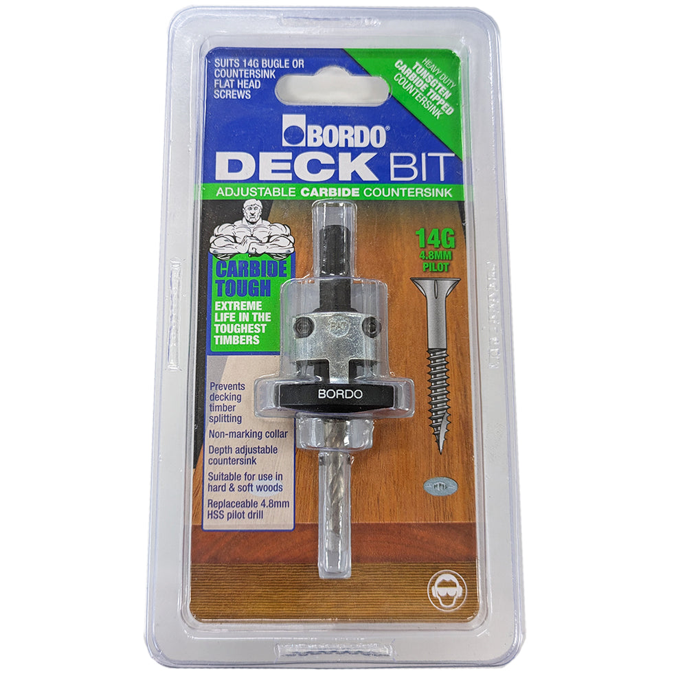 Bordo Deck Bit - Adjustable Carbide Countersink