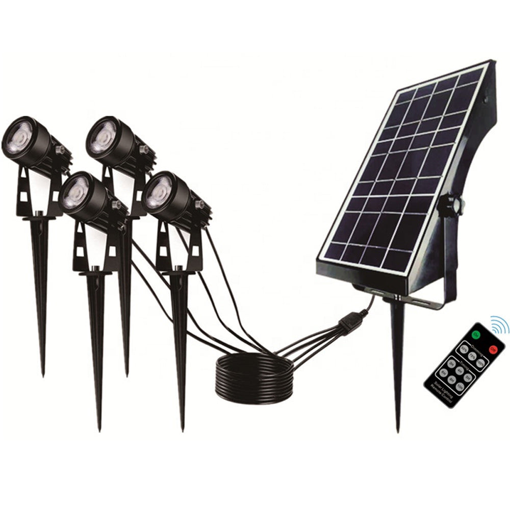 White White Solar Spotlight Kit