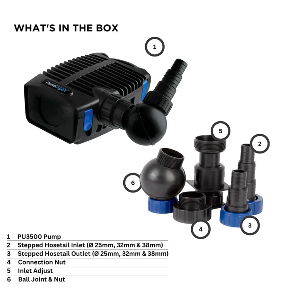 Pondmax PU Submersible Waterfall Pump