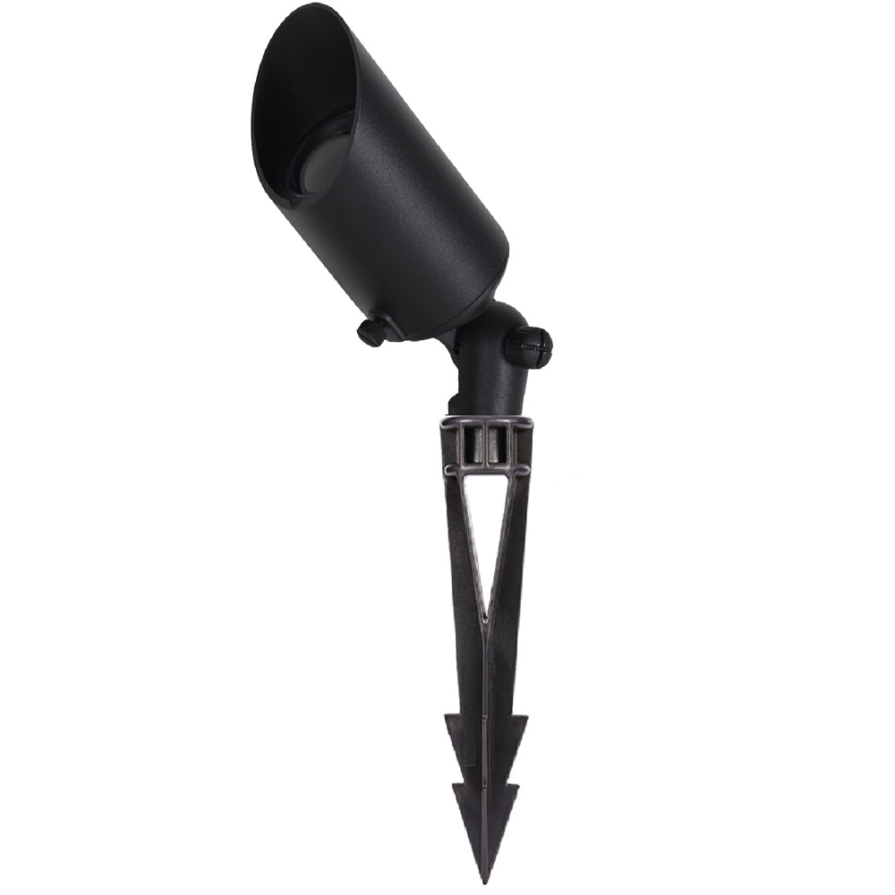 Pro Light Club Black Aluminum Spike Light